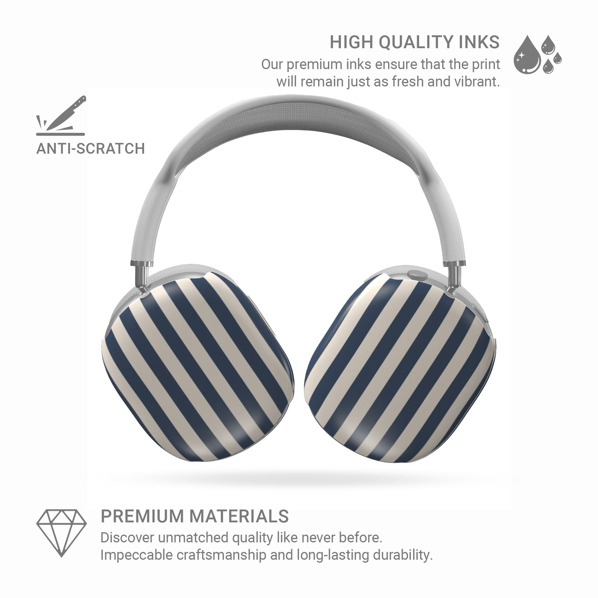 Jack‑Tar Broadstripe | Apple AirPods Max Tough Case - Case & Charm