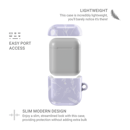 Lavender Haze | Protective Apple AirPods Tough Case - Tech Accessories
