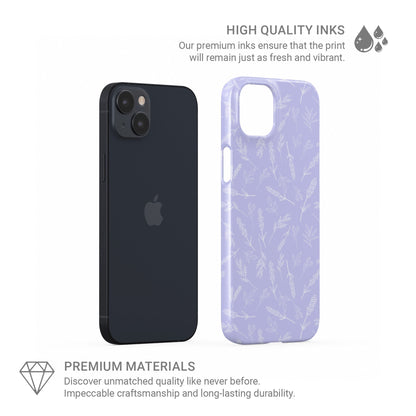 Lavender lilac protective phone case
