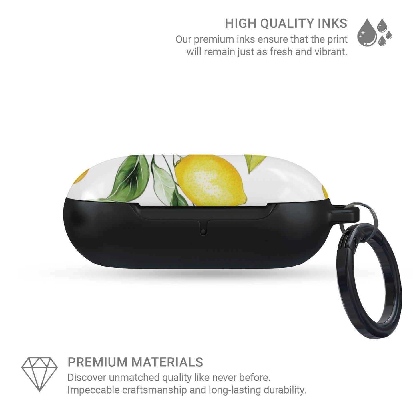 Lemon Lush | Protective Samsung Buds Tough Case - Case & Charm