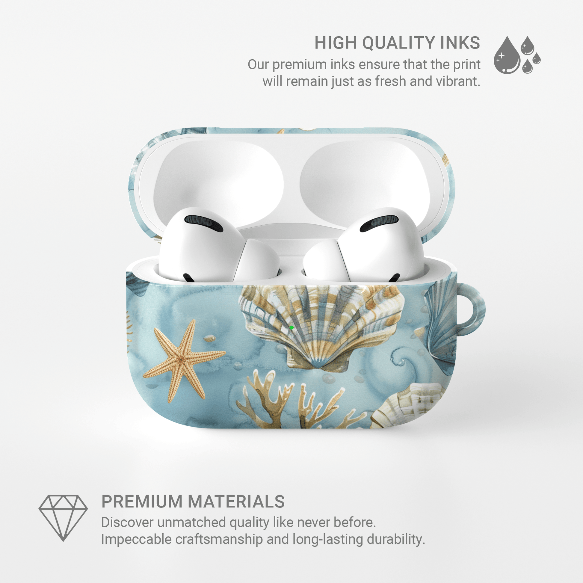 Mermaid’s Keepsake | Apple AirPods Tough Case - Case & Charm