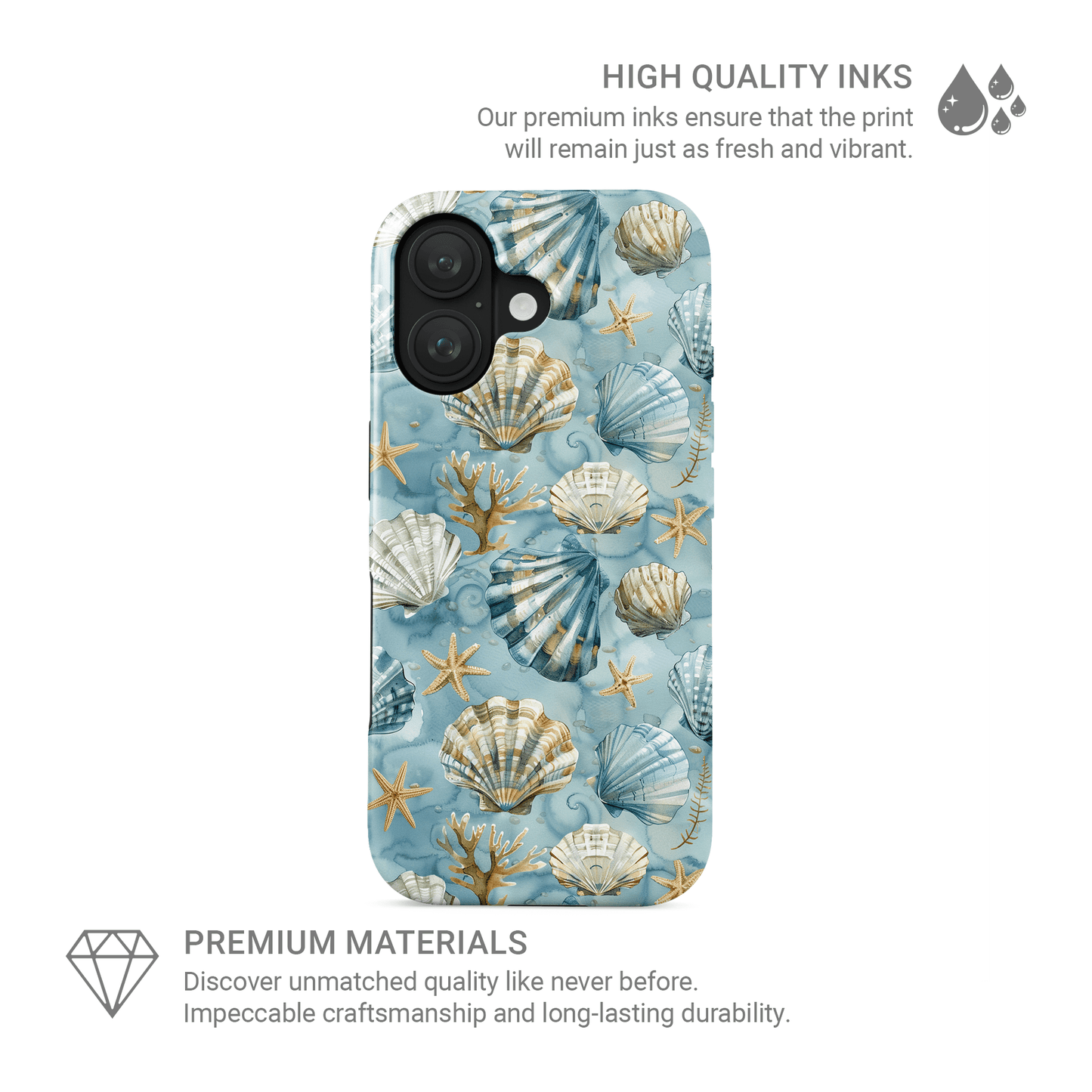 Mermaid’s Keepsake | MagSafe Tough Phone Case - Case & Charm