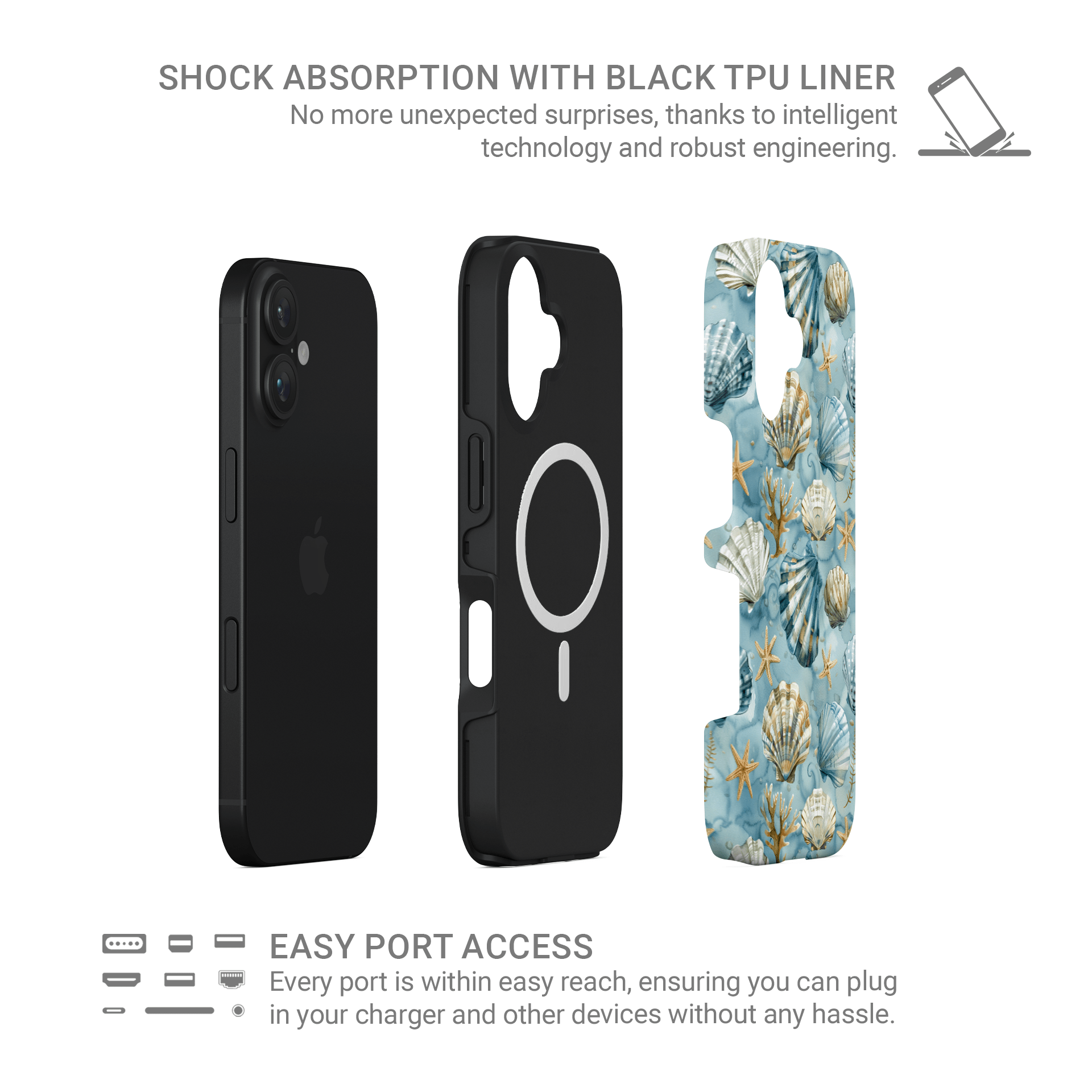 Mermaid’s Keepsake | MagSafe Tough Phone Case - Case & Charm