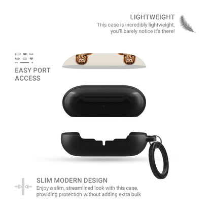 Quirky Galaxy Buds cover with Highland cow faces
