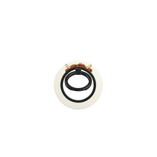 Moo Parade Highland calf MagSafe magnetic phone ring holder