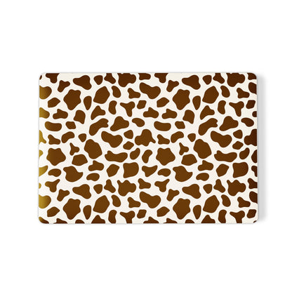 Moocha Latte MacBook Case with coffee cow print design