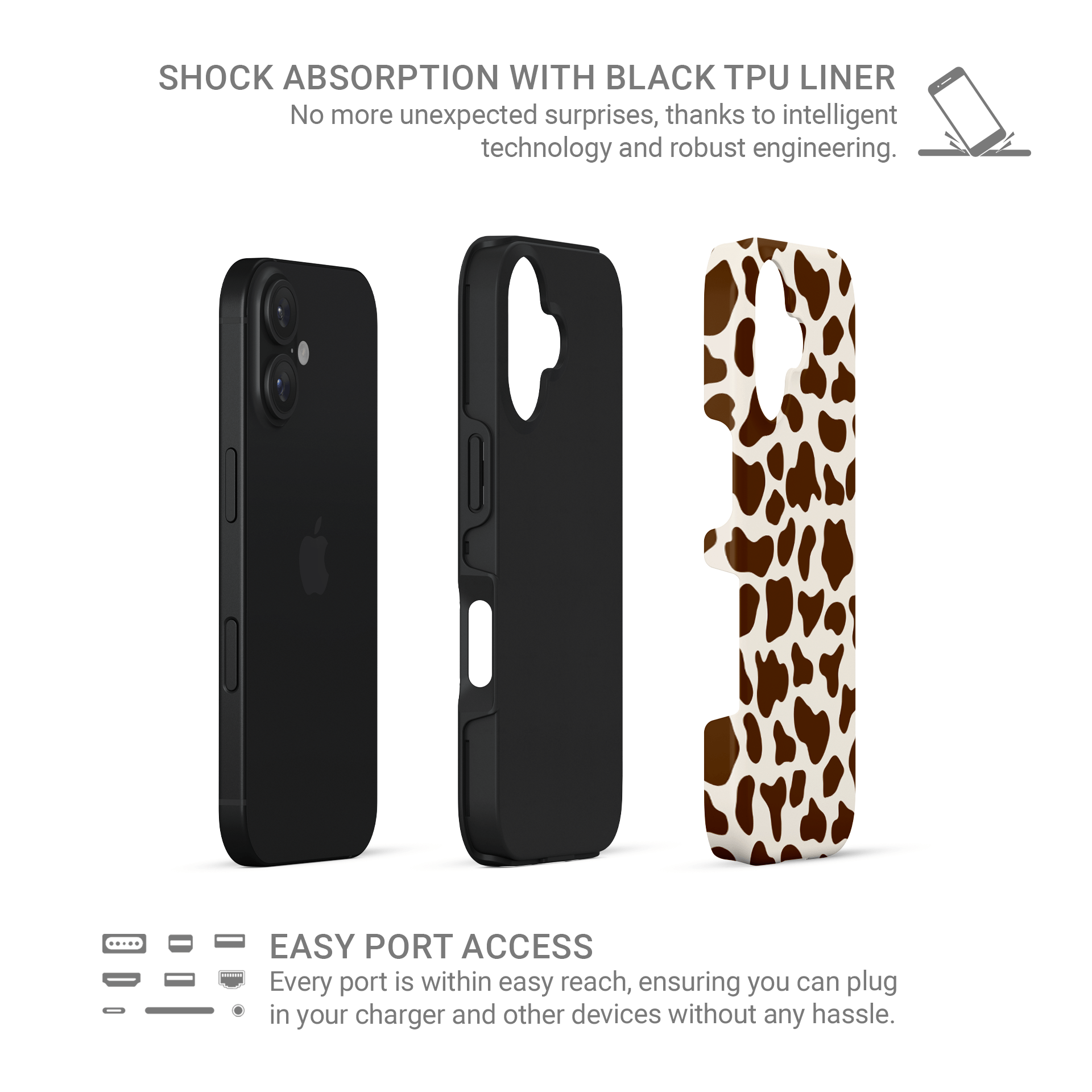 cute cow phone case