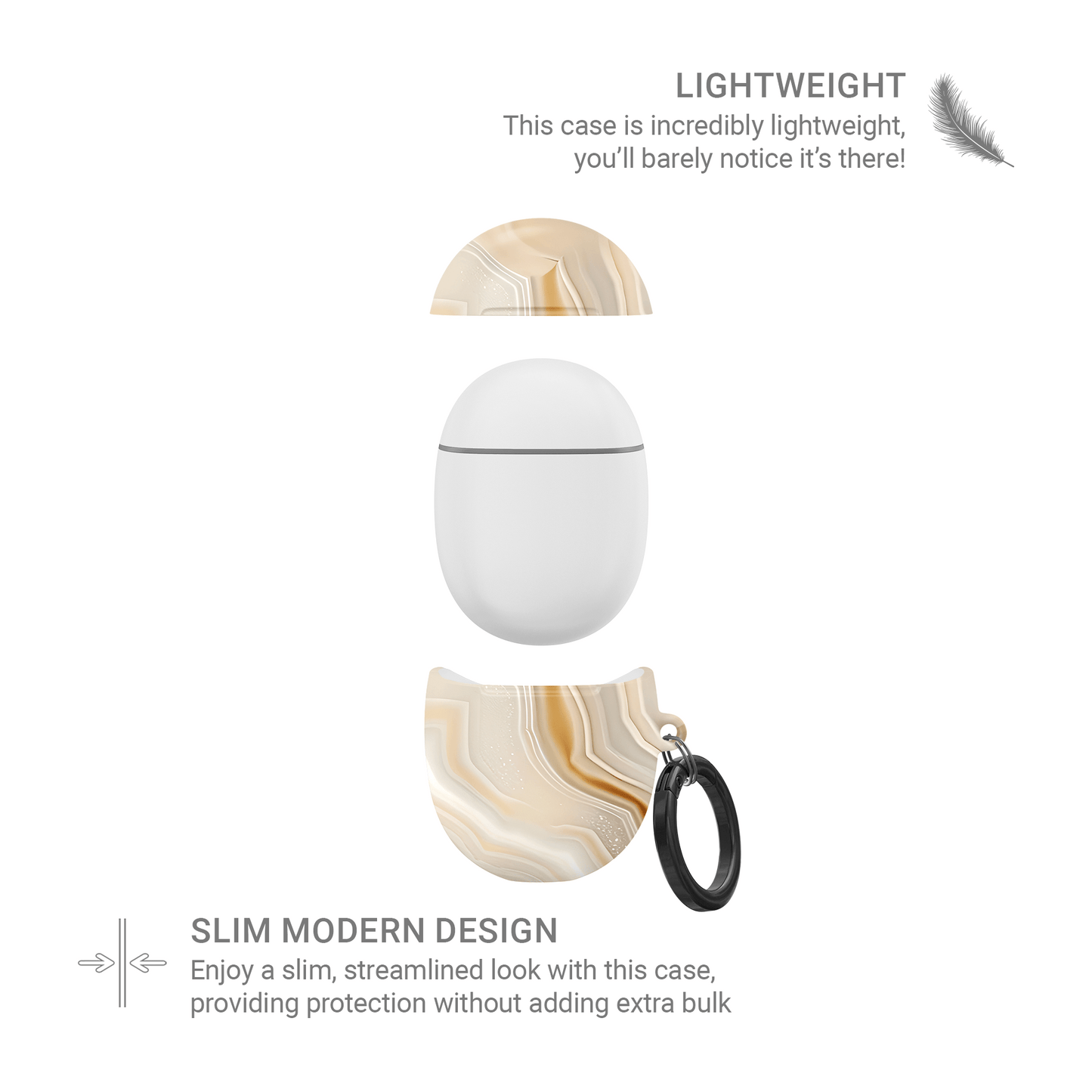 Moonlit Sandstone | Google Pixel Buds Tough Case - Case & Charm