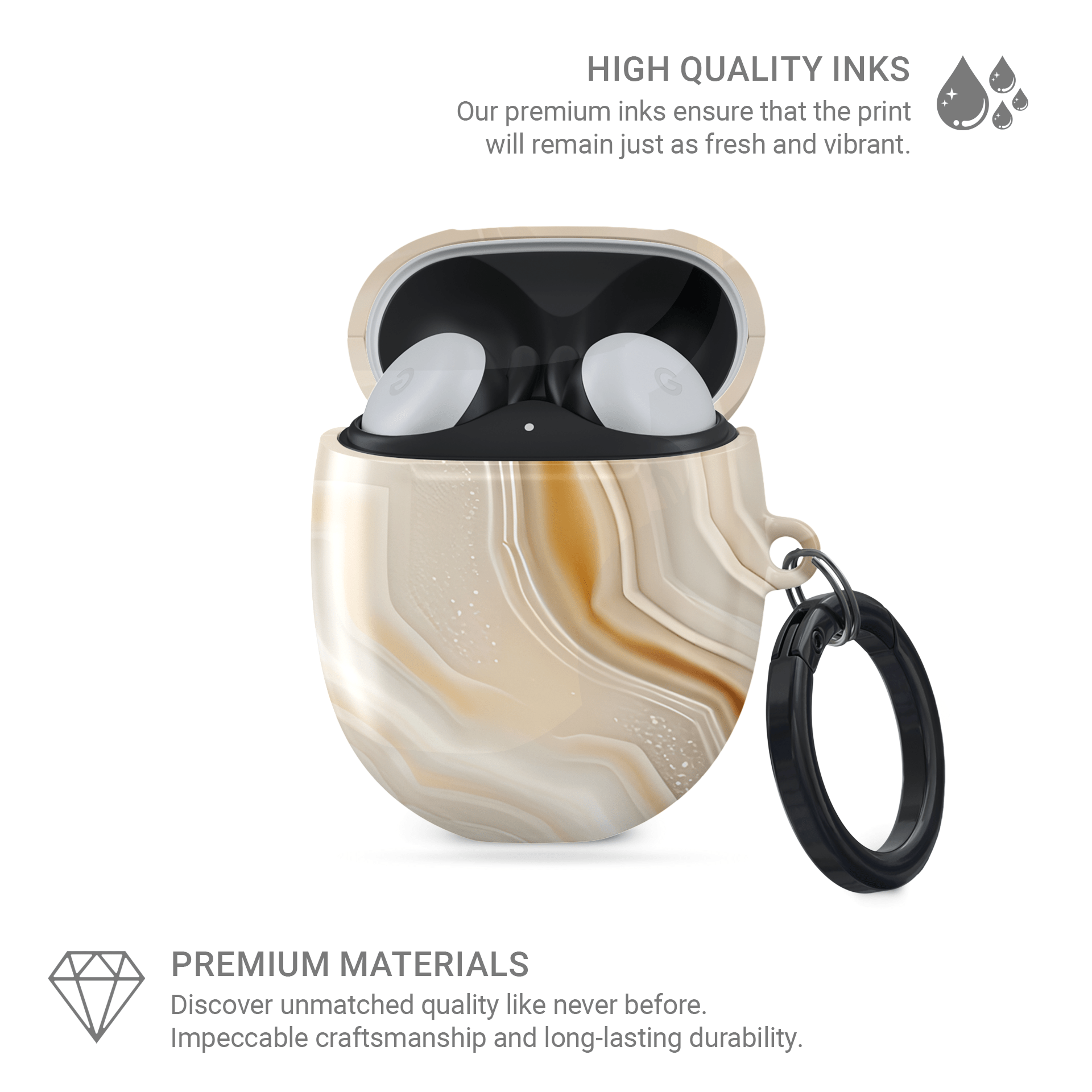 Moonlit Sandstone | Google Pixel Buds Tough Case - Case & Charm