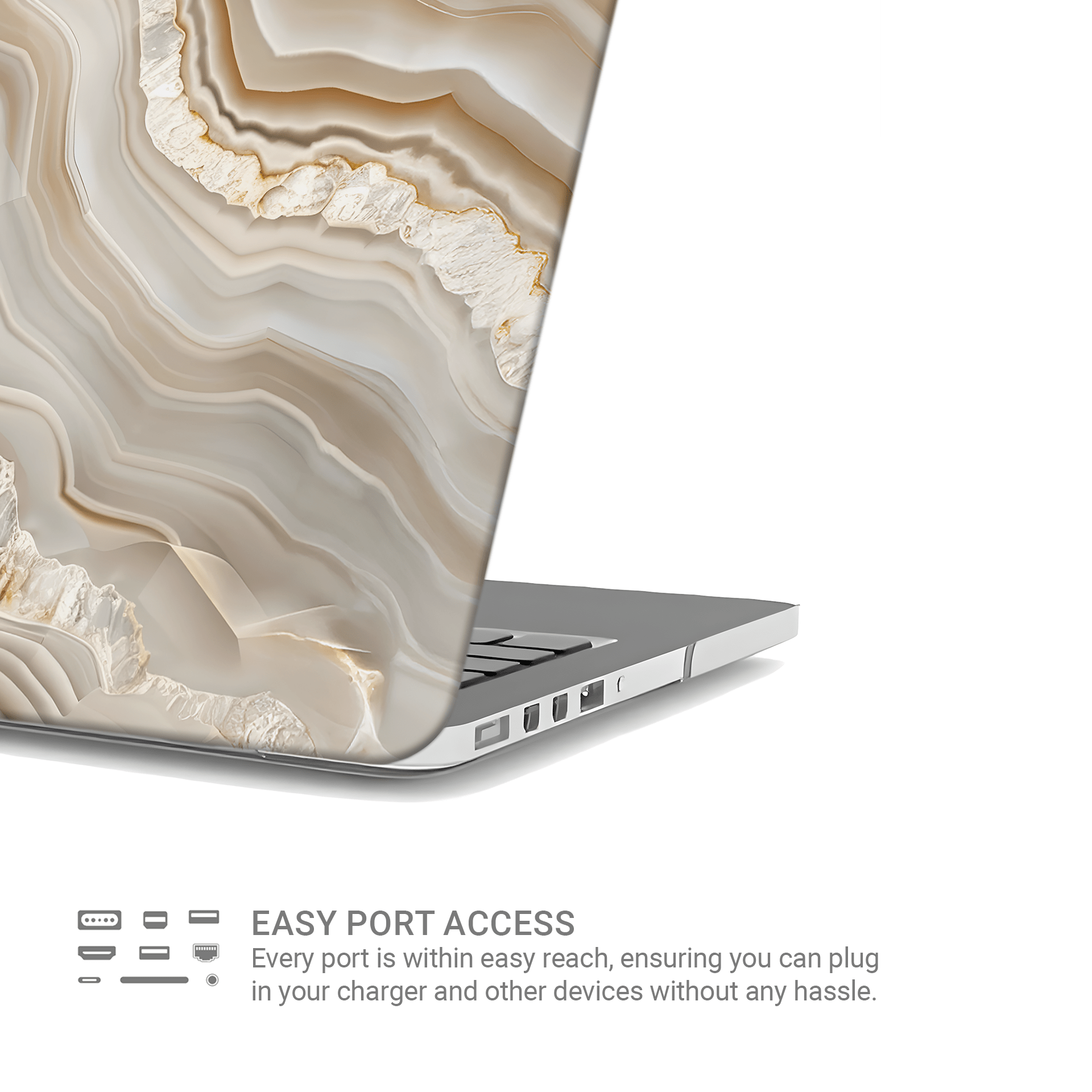 Moonlit Sandstone | MacBook Case - Case & Charm