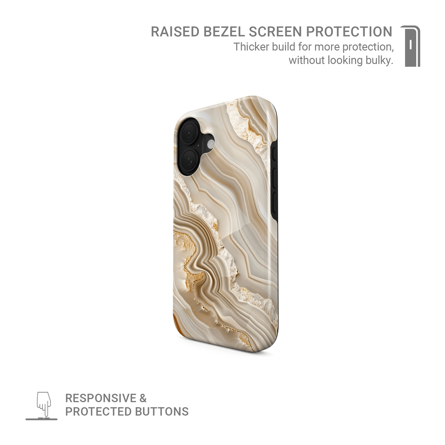 Moonlit Sandstone | Tough Phone Case - Case & Charm
