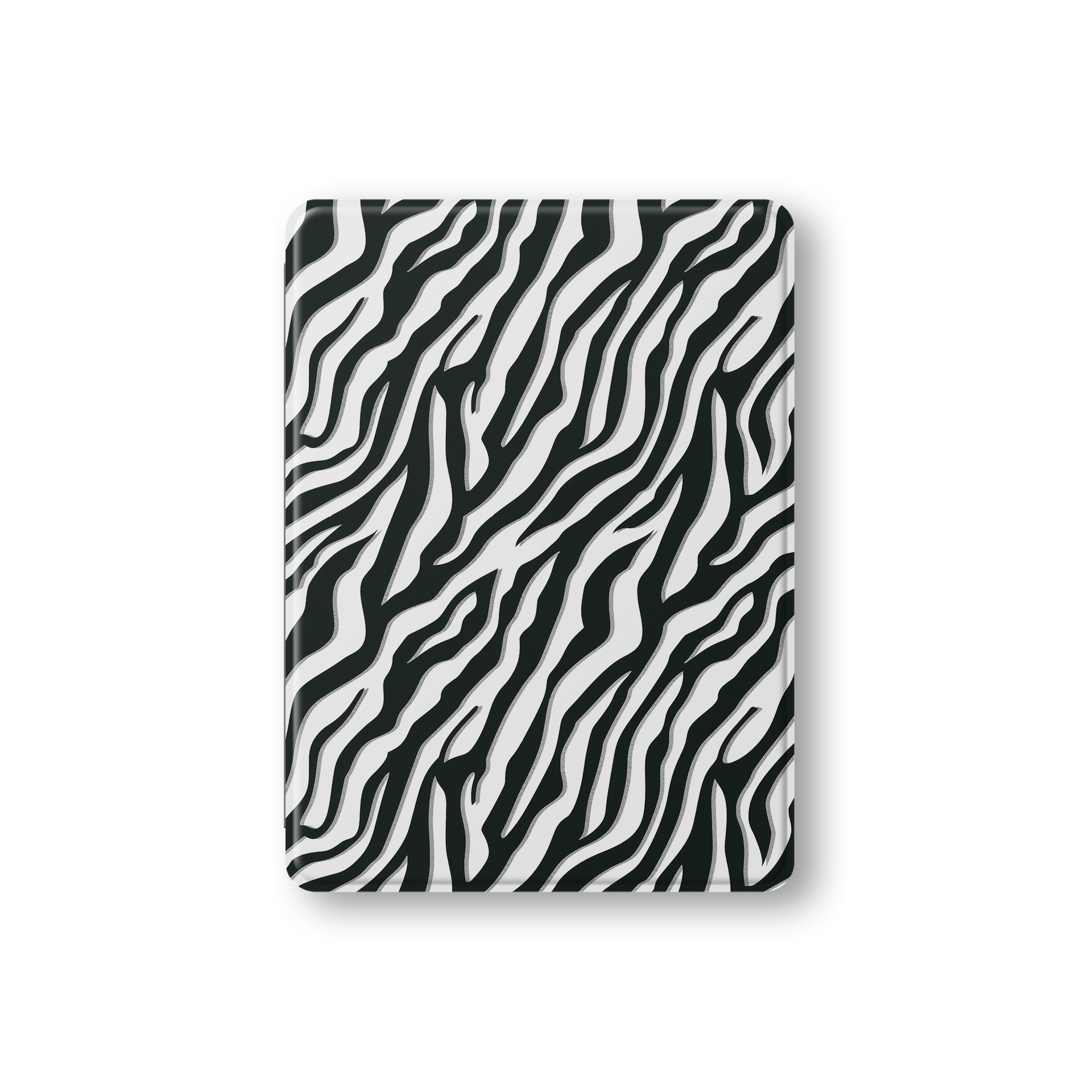 Case and Charm | Zebra Print Nocturnal Stride Protective Vegan leather Case - Tech Accessories