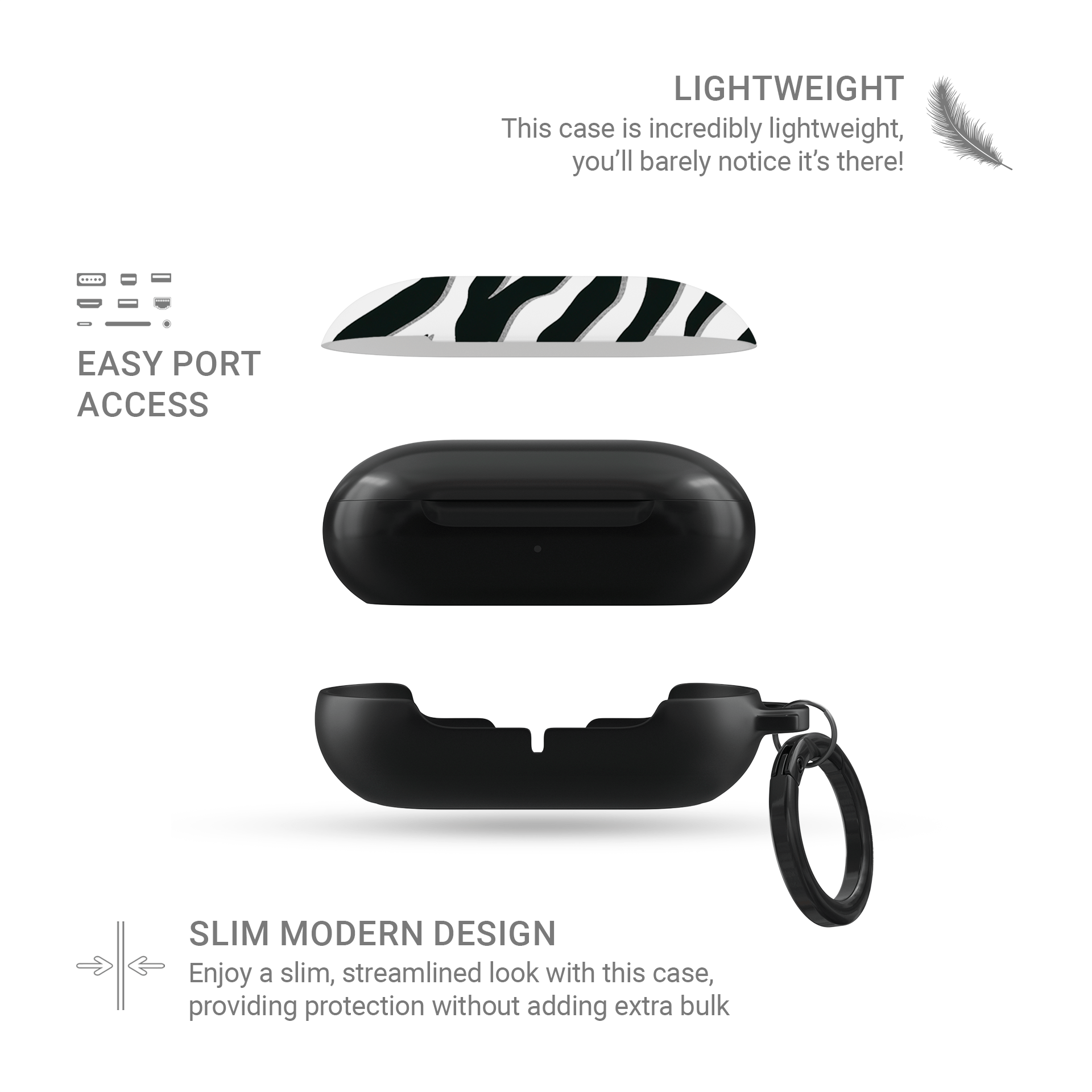 Nocturnal Stride | Samsung Buds Tough Case - Case & Charm