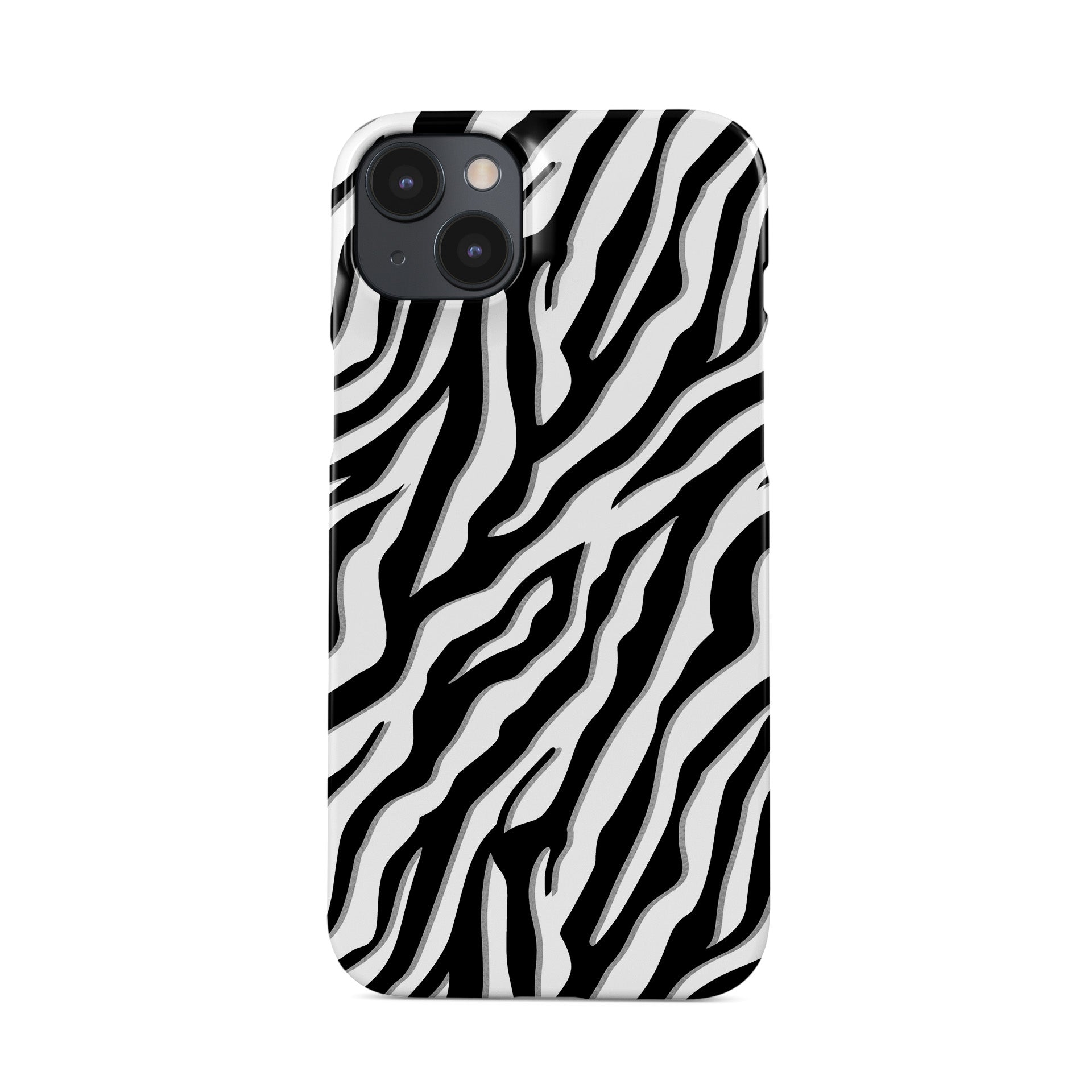 Zebra print protective phone case