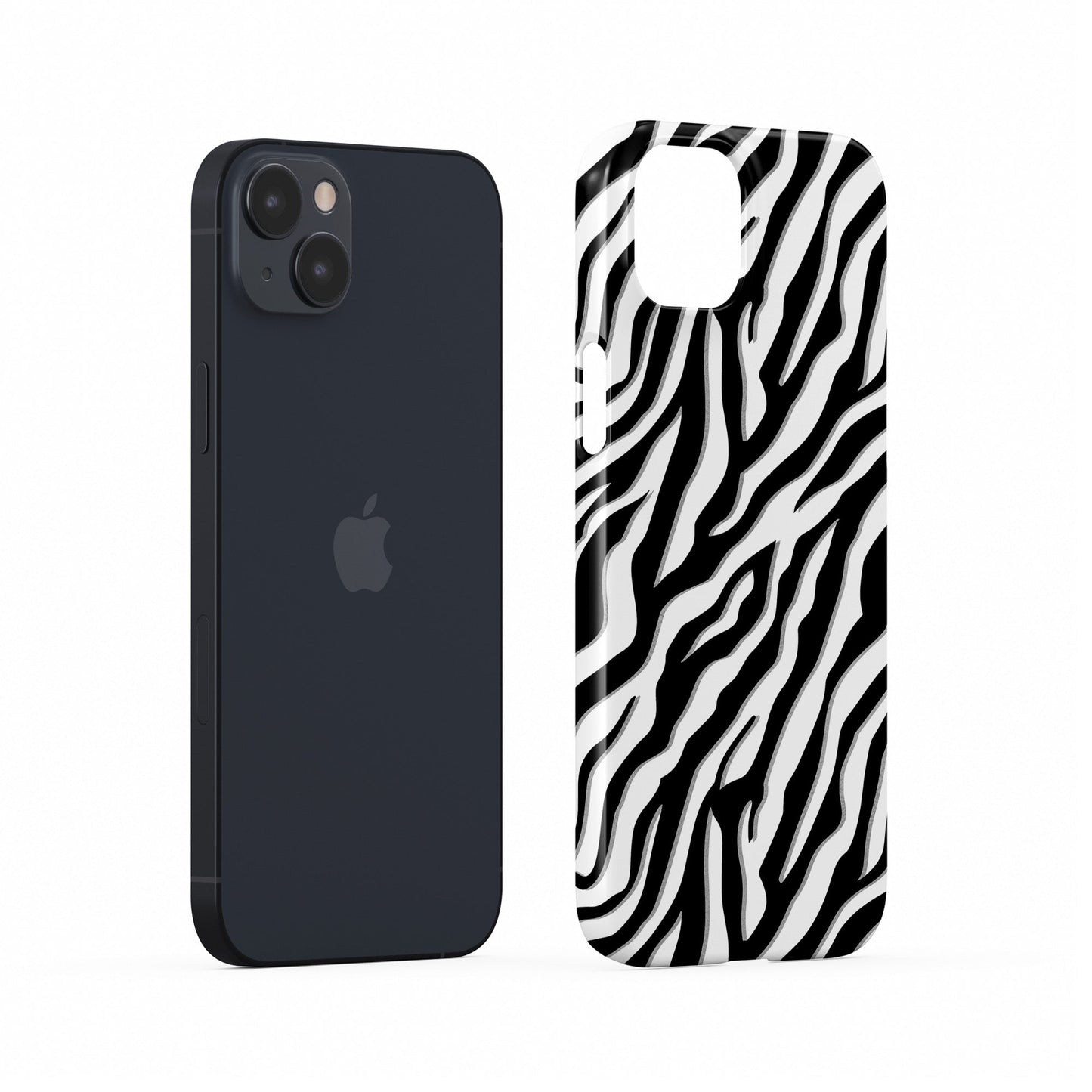 Zebra print protective phone case