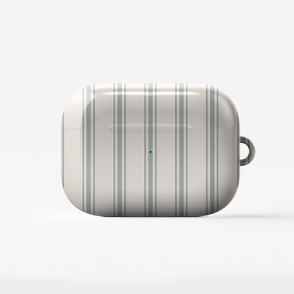 ooh la la airpods case striped neutral airpods cover french quote airpods case aesthetic glossy airpods case slim protective case