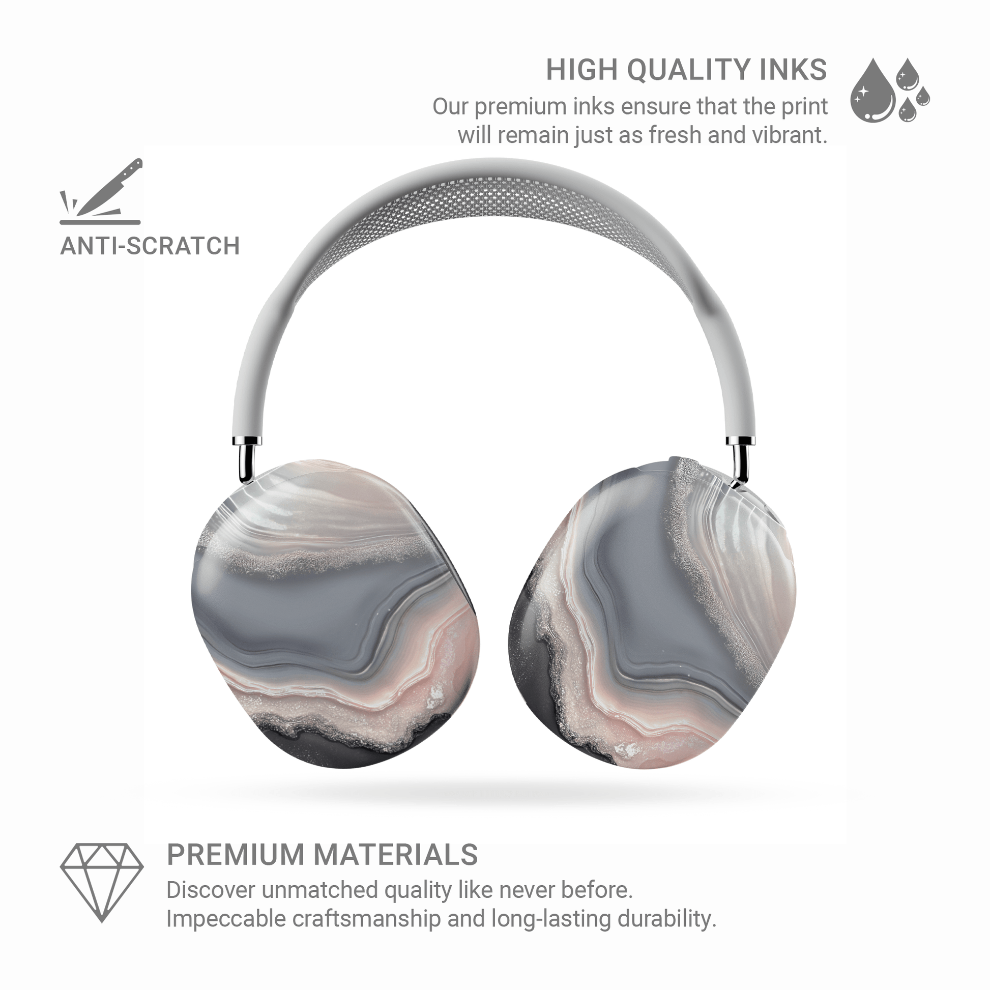 Opaline Fog | Apple AirPods Max Tough Case - Case & Charm