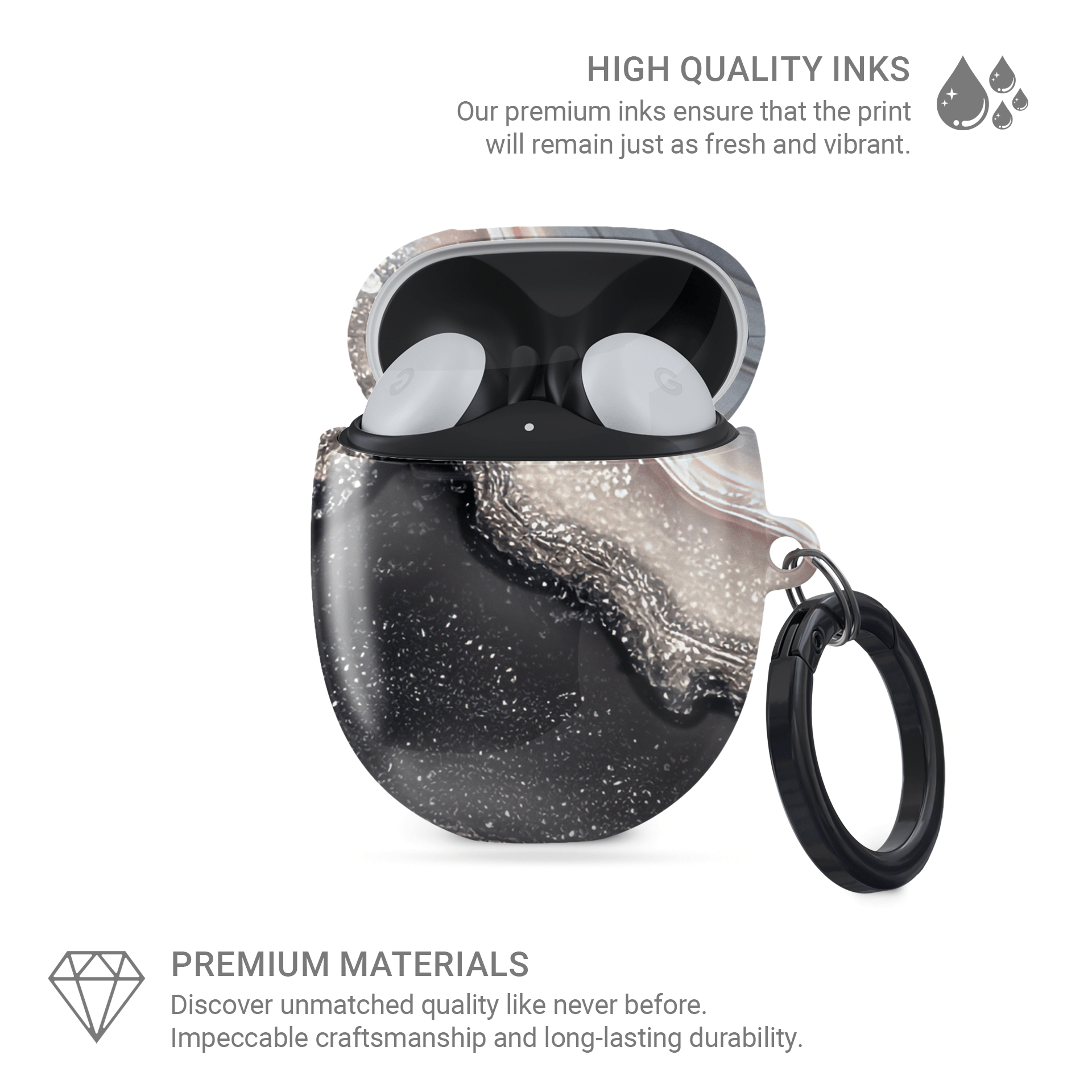 Opaline Fog | Google Pixel Buds Tough Case - Case & Charm