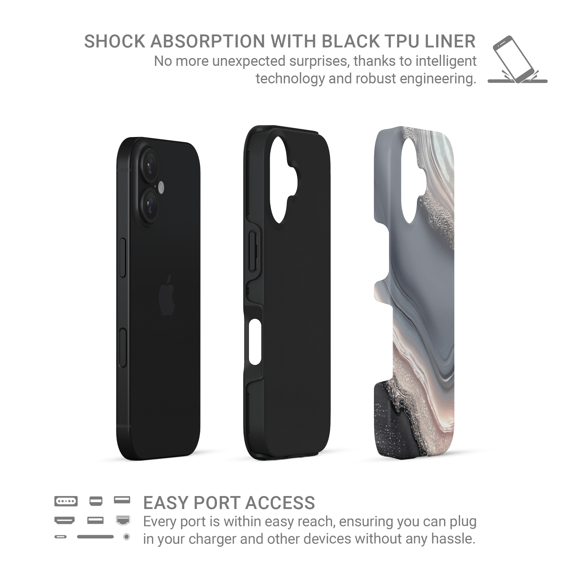 Opaline Fog | Tough Phone Case - Case & Charm