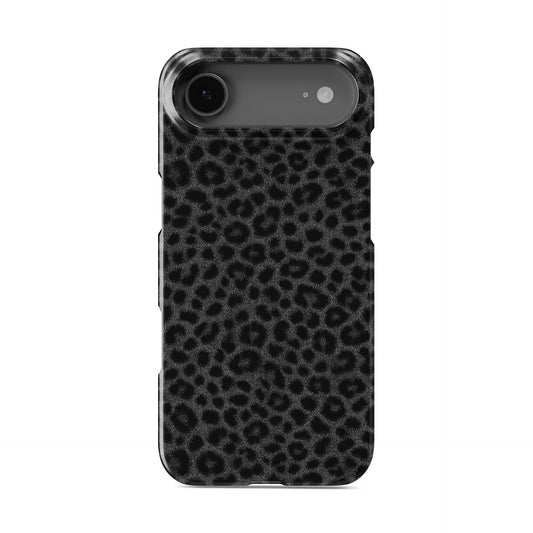 Slim and lightweight black leopard print Snap Phone Case design