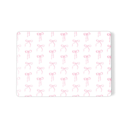 Pastel Confetti MacBook Case with pink ribbon bow design