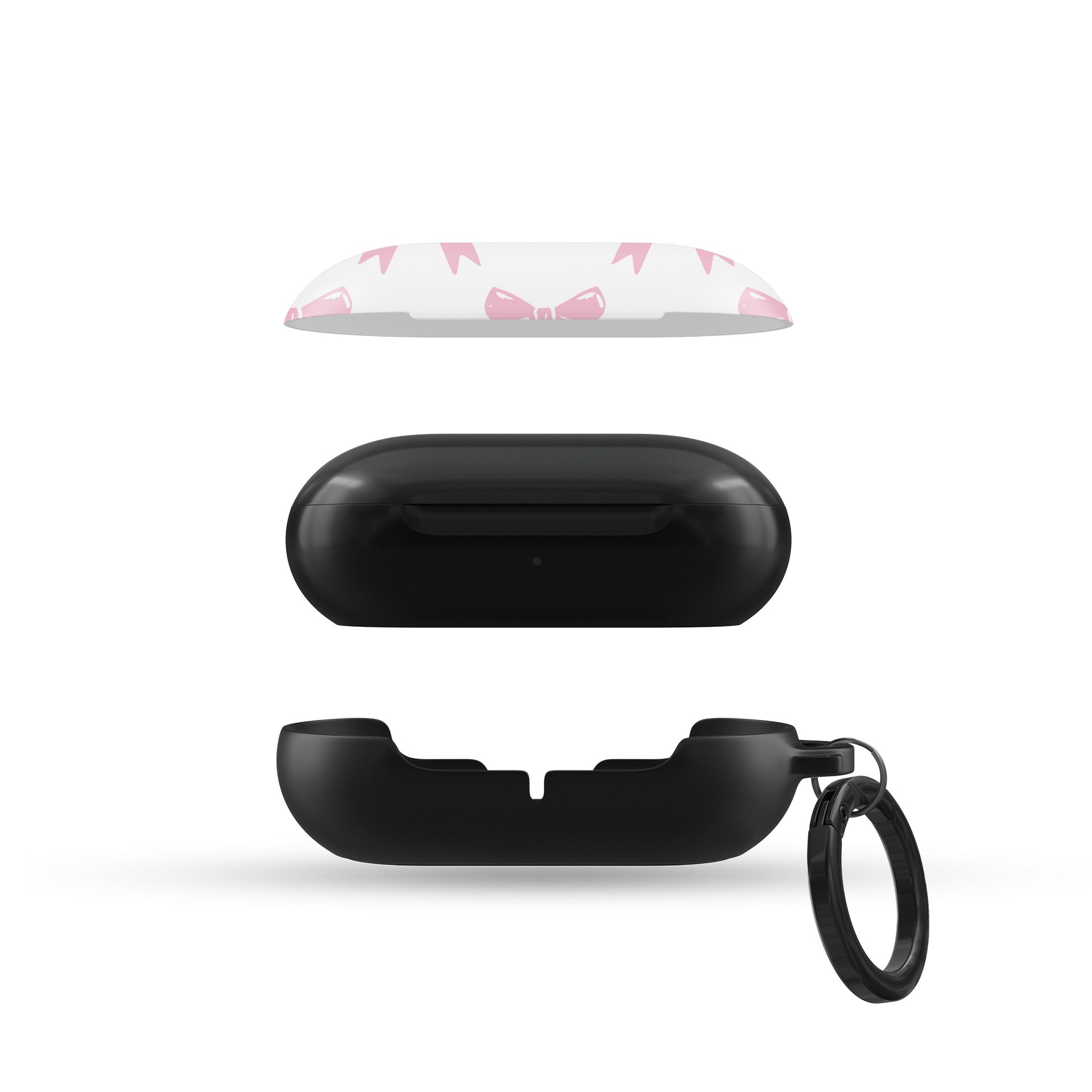 Pastel Confetti Samsung Buds Case – glossy bow design for Galaxy Buds