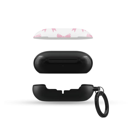 Pastel Confetti Samsung Buds Case – glossy bow design for Galaxy Buds