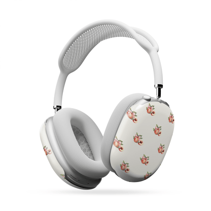 Peachy Charm | Protective Apple AirPods Max Tough Case - Case & Charm