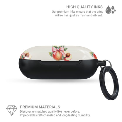 Peachy Charm | Samsung Buds Tough Case - Case & Charm