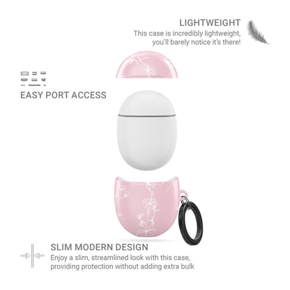 Petal Hush | Google Pixel Buds Tough Case - Tech Accessories