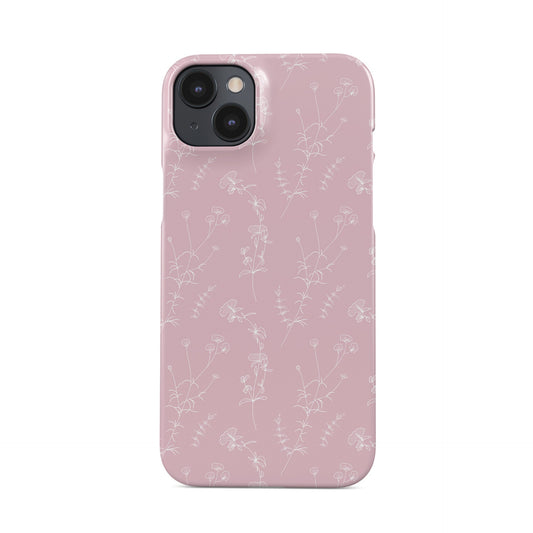 Pink boho protective phone case