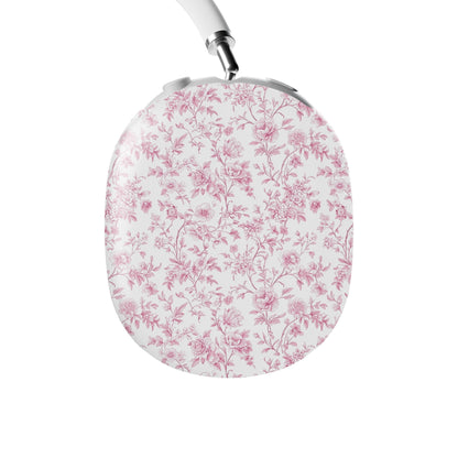 Pink Promise AirPods Max Case – romantic rose floral design with glossy finish, slim scratch-resistant protective cover for Apple AirPods Max headphones.