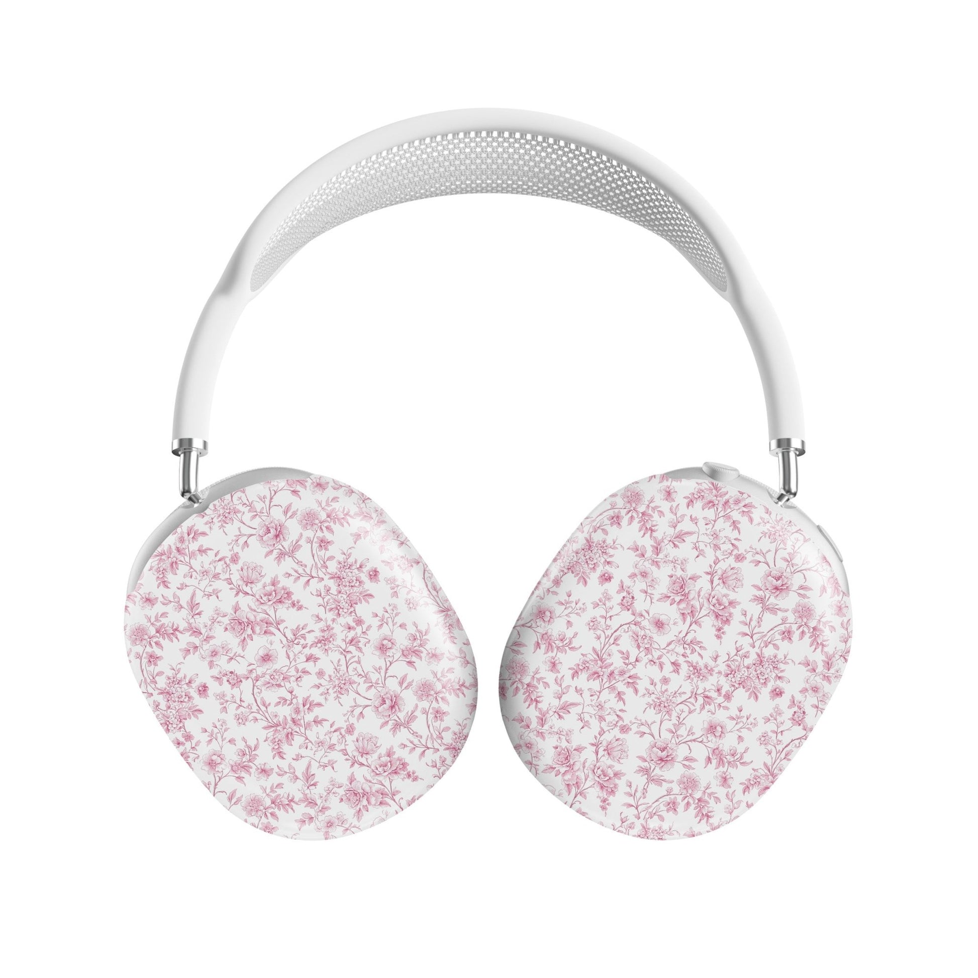 Pink Promise AirPods Max Case – romantic rose floral design with glossy finish, slim scratch-resistant protective cover for Apple AirPods Max headphones.