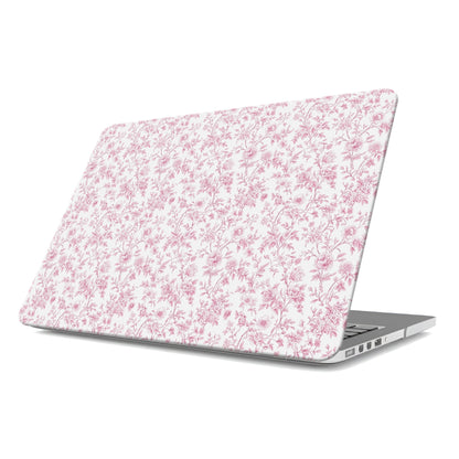 MacBook Case – slim rose floral hard shell cover for Air and Pro