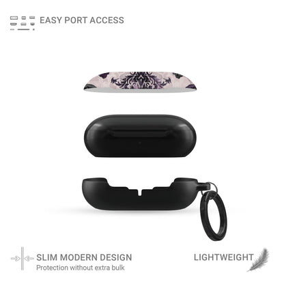 Raven’s Promise Samsung Buds Tough Case with raven artwork, glossy finish, and slim, impact-resistant shell.
