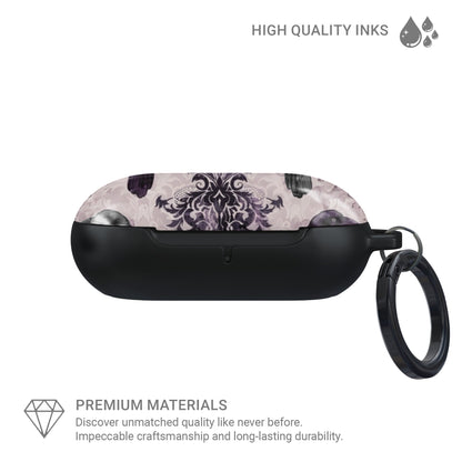 Raven’s Promise Samsung Buds Tough Case with raven artwork, glossy finish, and slim, impact-resistant shell.