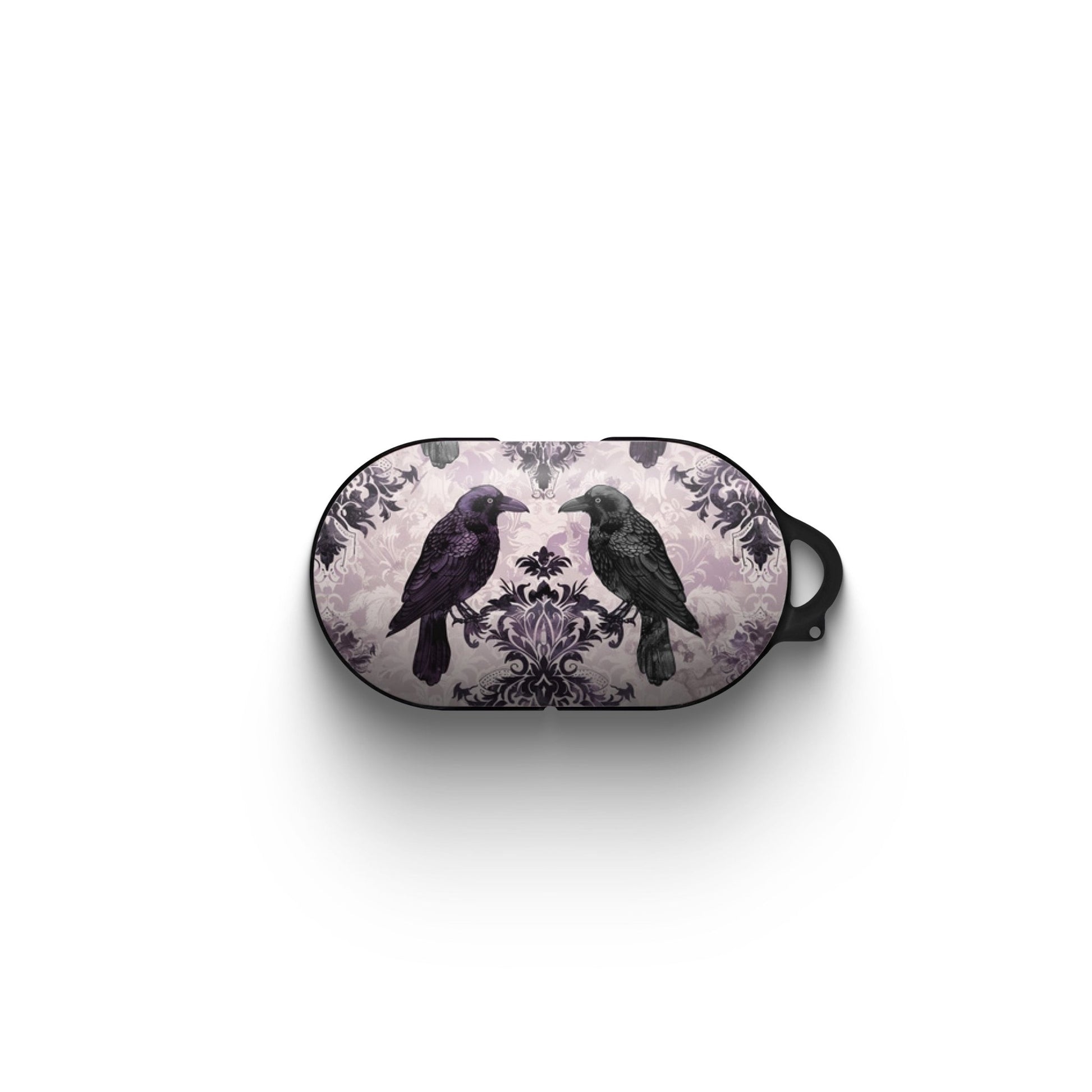 Raven’s Promise Samsung Buds Tough Case with raven artwork, glossy finish, and slim, impact-resistant shell.