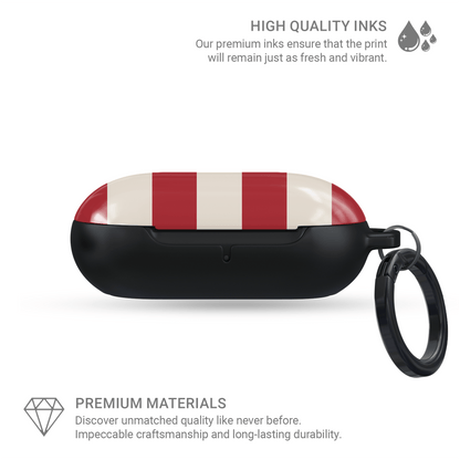 Red‑Ensign Bands | Samsung Buds Tough Case - Case & Charm