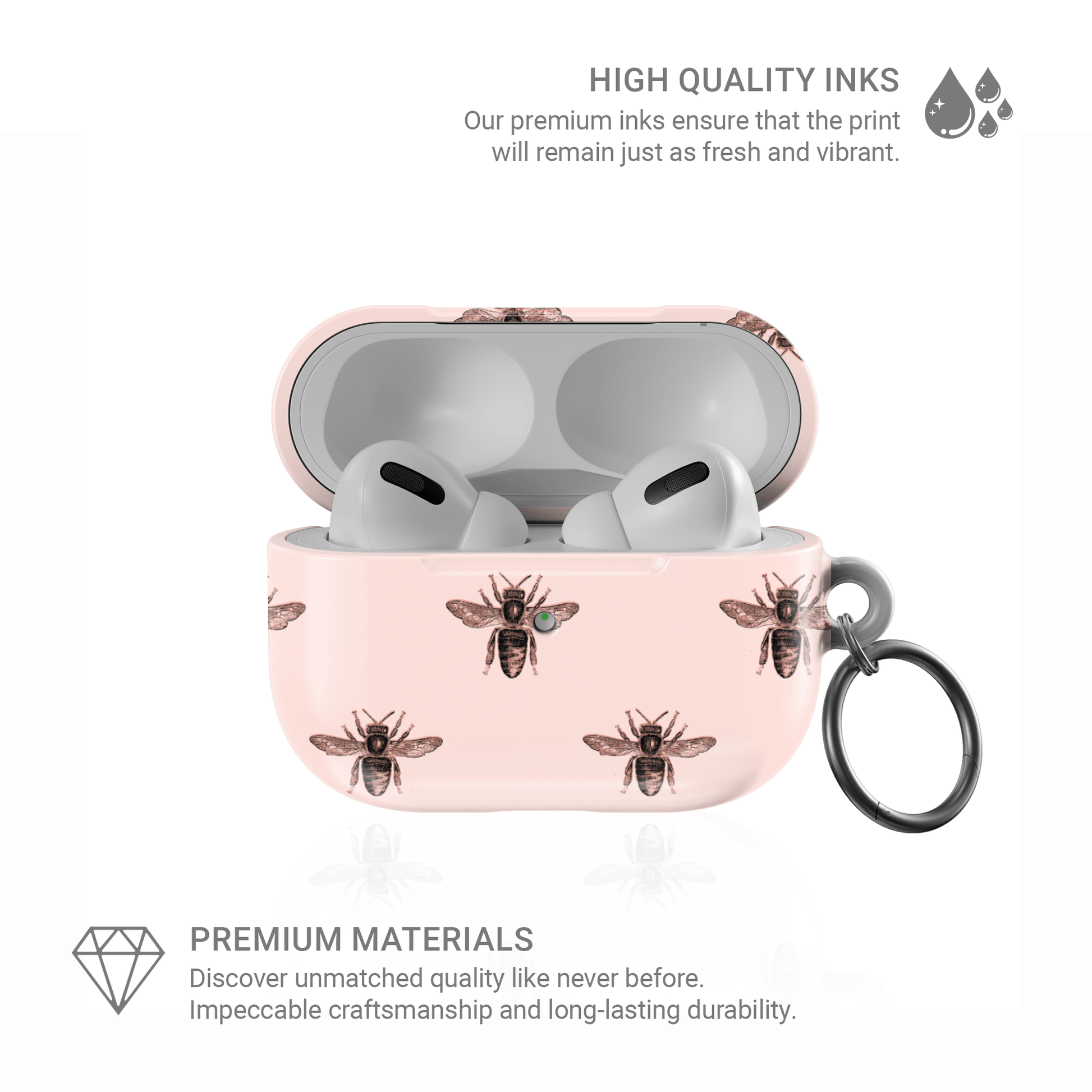 Rose Nectar | Apple AirPods Tough Case - Case & Charm