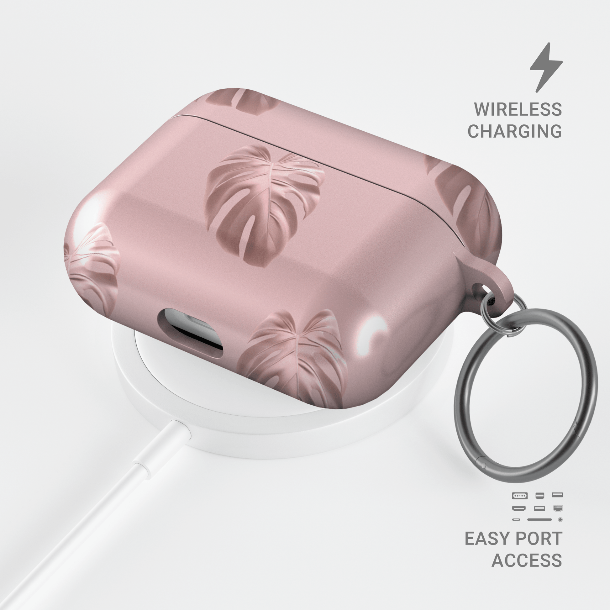Rosé Tropic | Apple AirPods Tough Case - Case & Charm