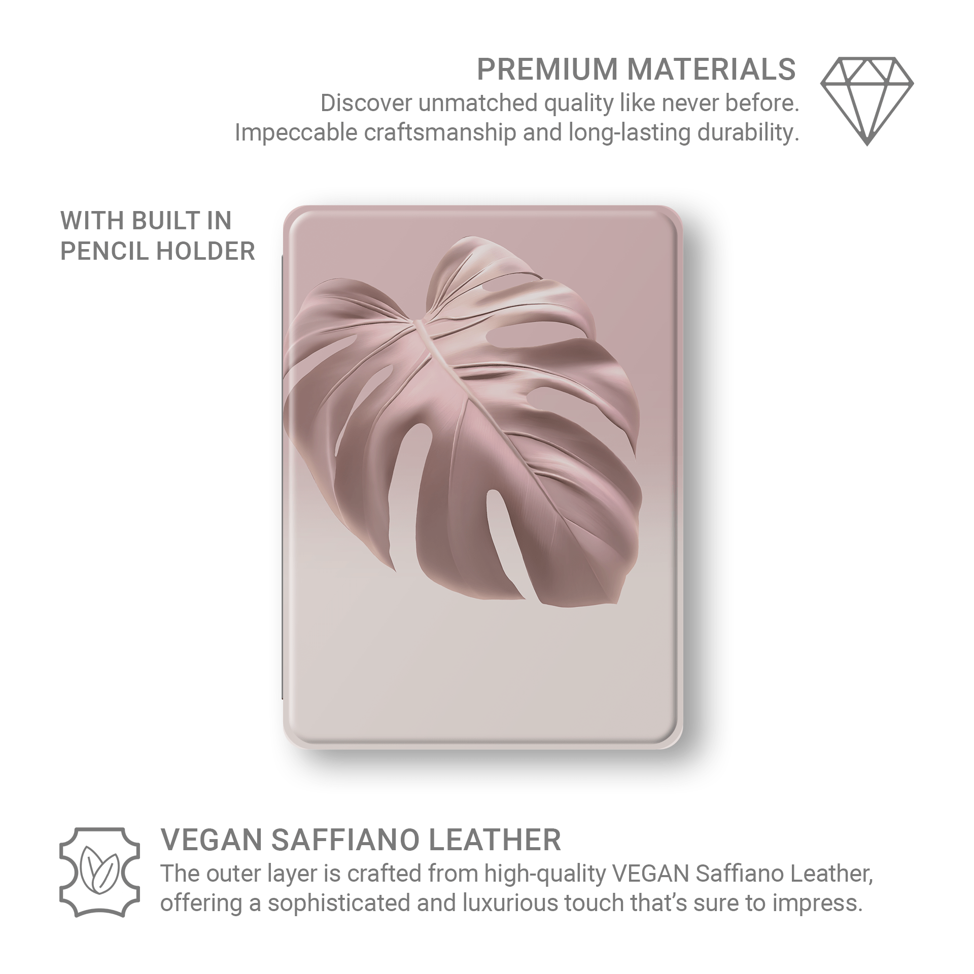 Rosé Tropic | Apple iPad Case - Case & Charm