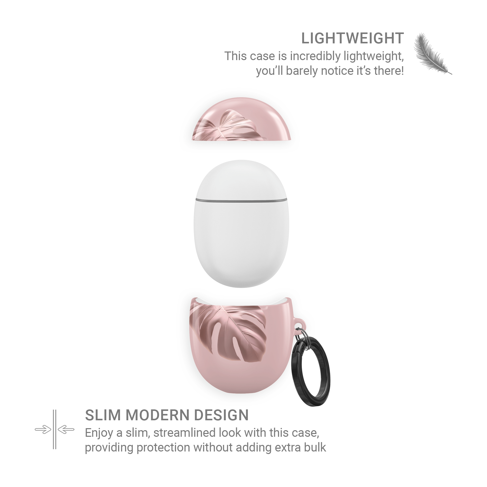 Rosé Tropic | Google Pixel Buds Tough Case - Case & Charm