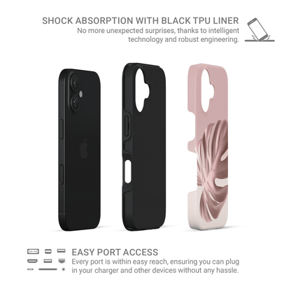 Rosé Tropic | Tough Phone Case - Case & Charm