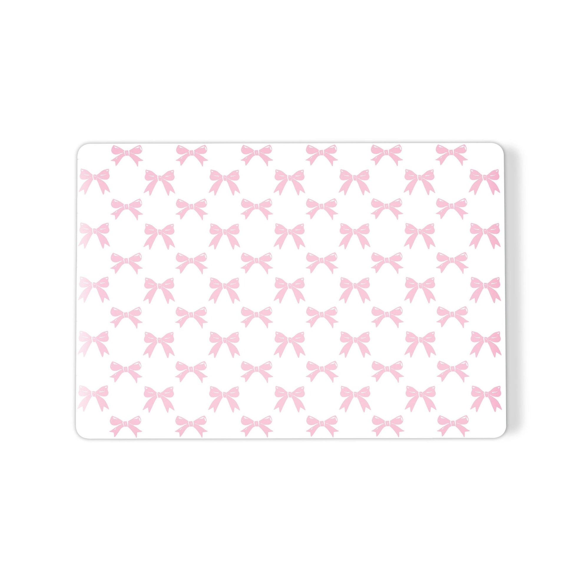 MacBook Case with pink ribbon bow design