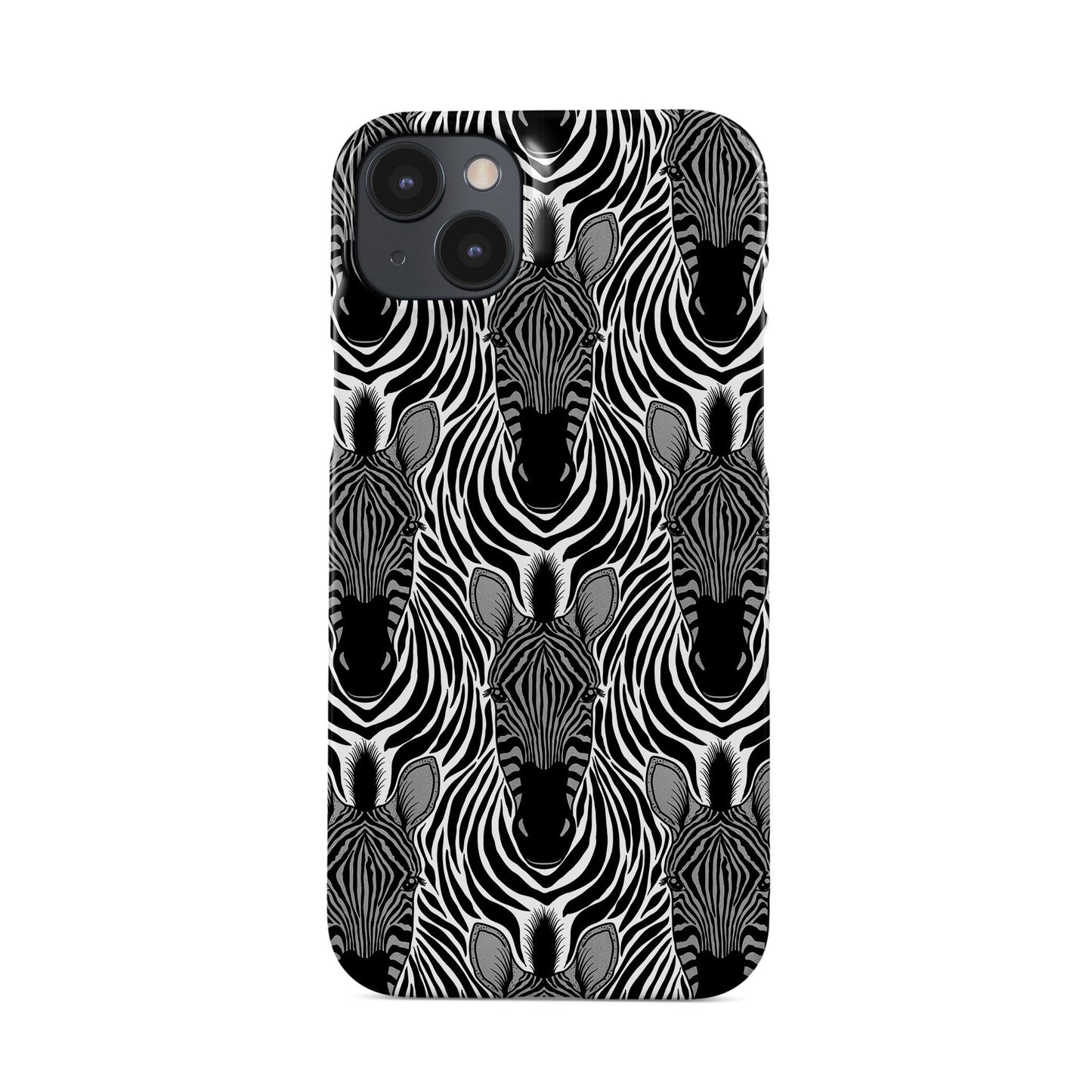 Zebra print protective phone case