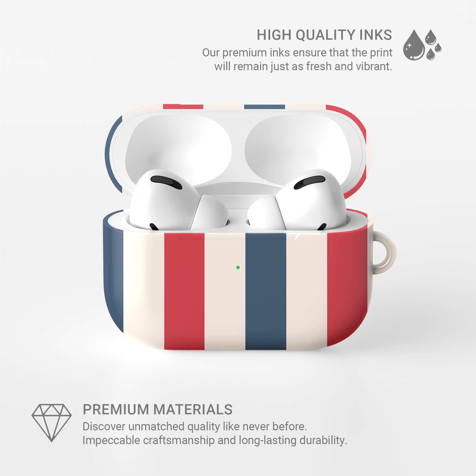 Semaphore Stripes | Apple AirPods Tough Case - Case & Charm