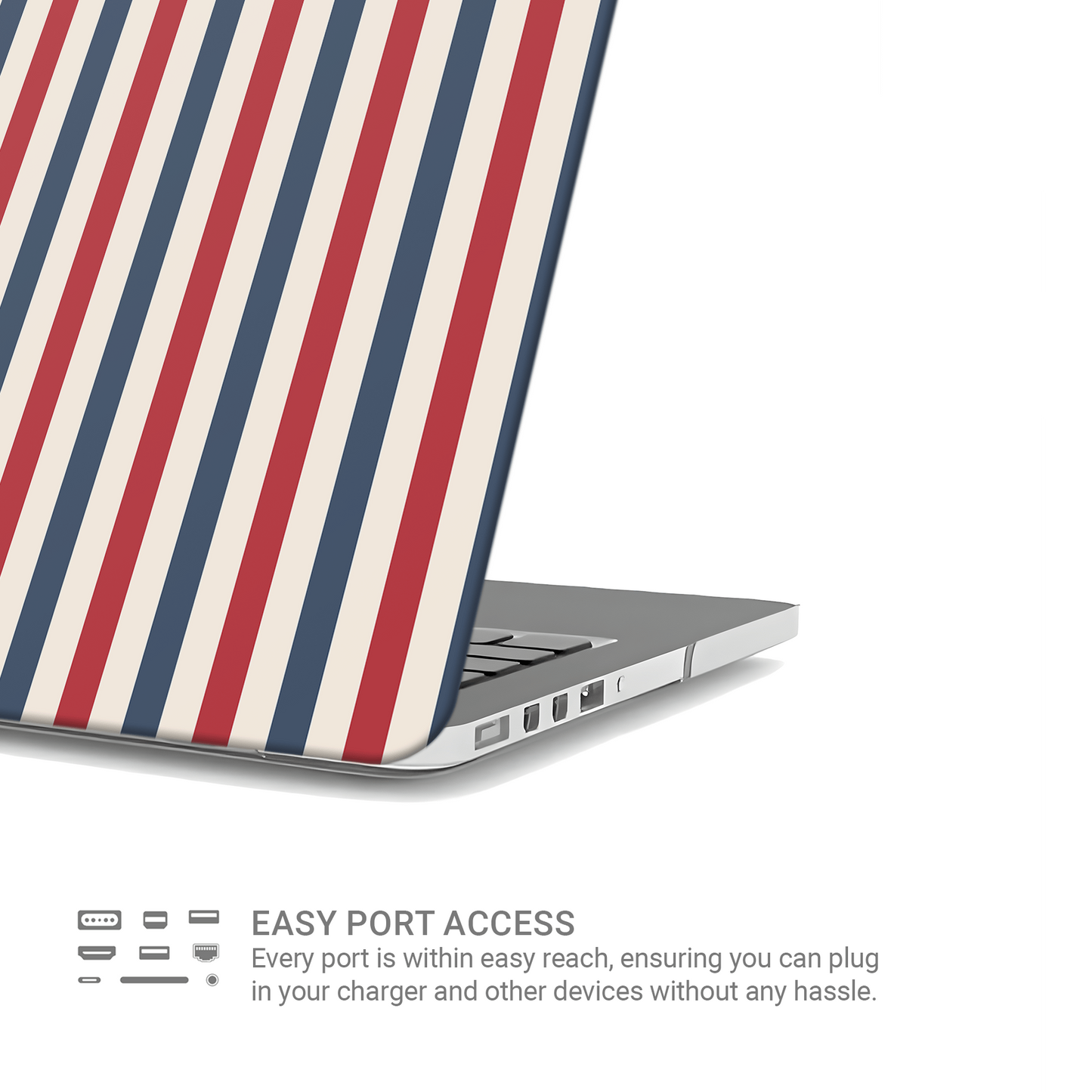 Semaphore Stripes | MacBook Case - Case & Charm