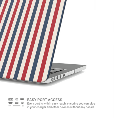 Semaphore Stripes | MacBook Case - Case & Charm