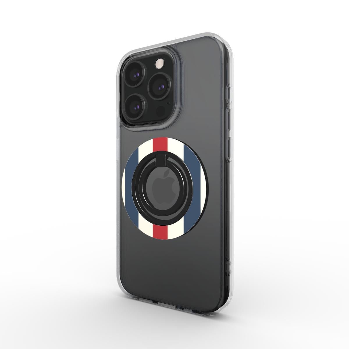 Semaphore Stripes | Magnetic Ring Holder - Case & Charm