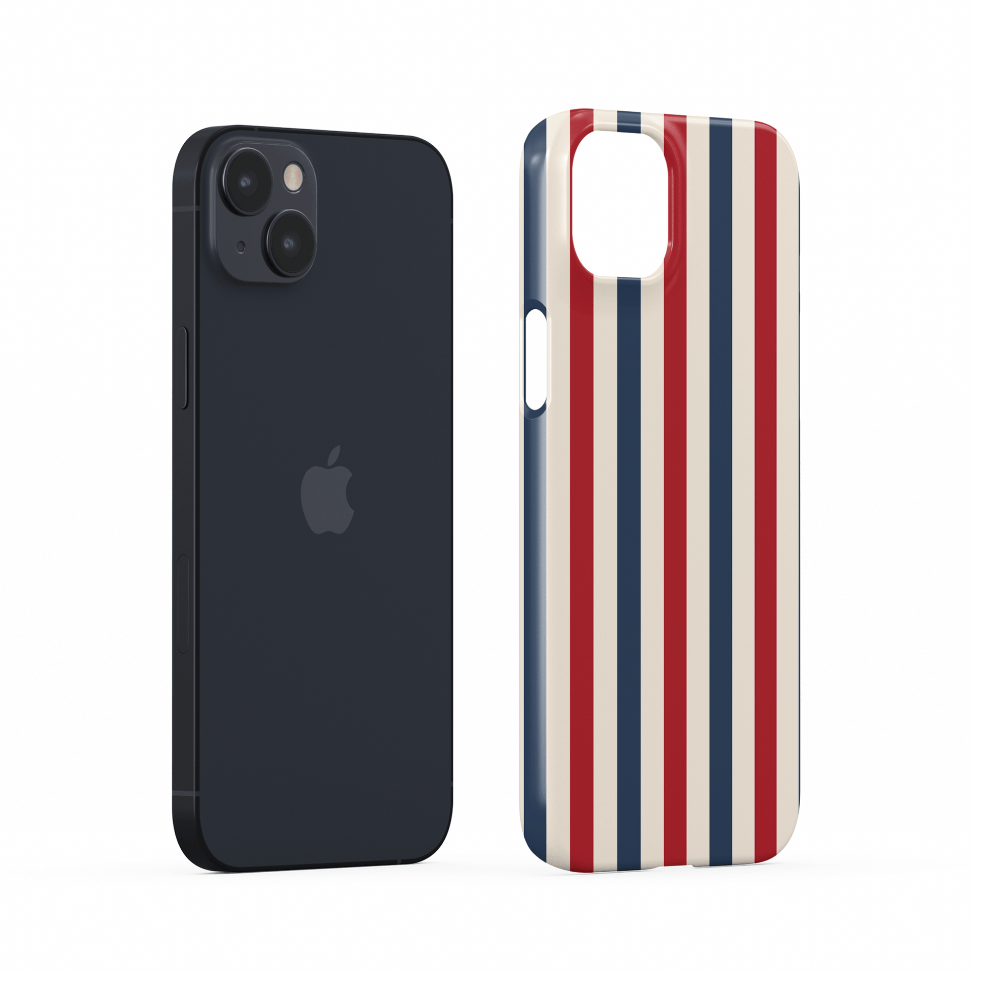 Blue and red protective phone case